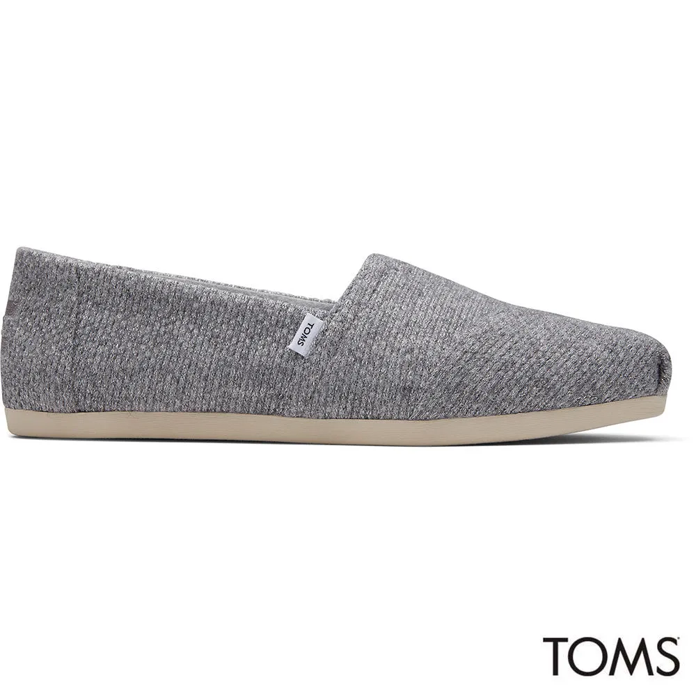 Toms Wmns Alpargata Ultimate Gray Sparkle Knit