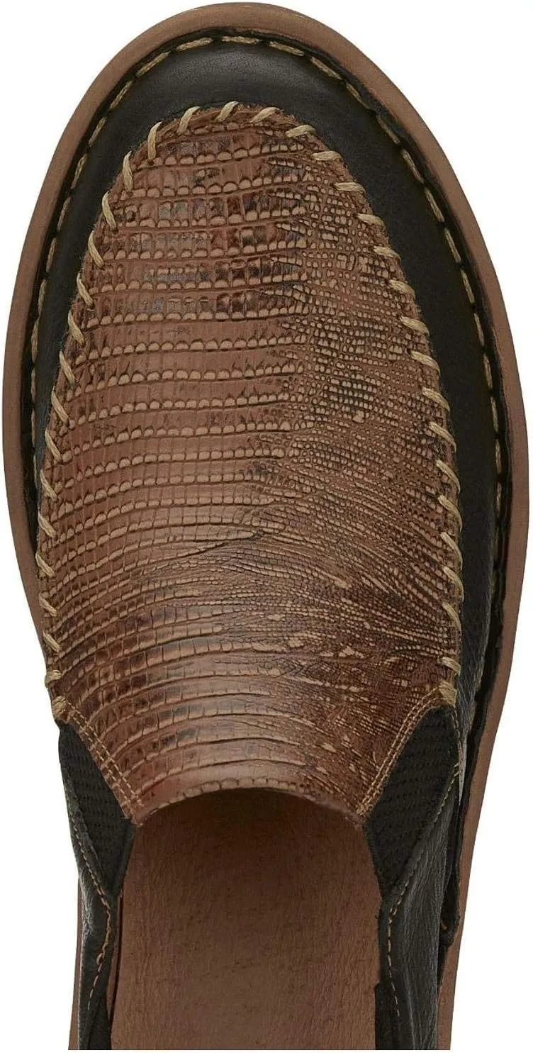 Tony Lama Women's Magdalena Natural Western Boot Moc Toe - Tlc512l