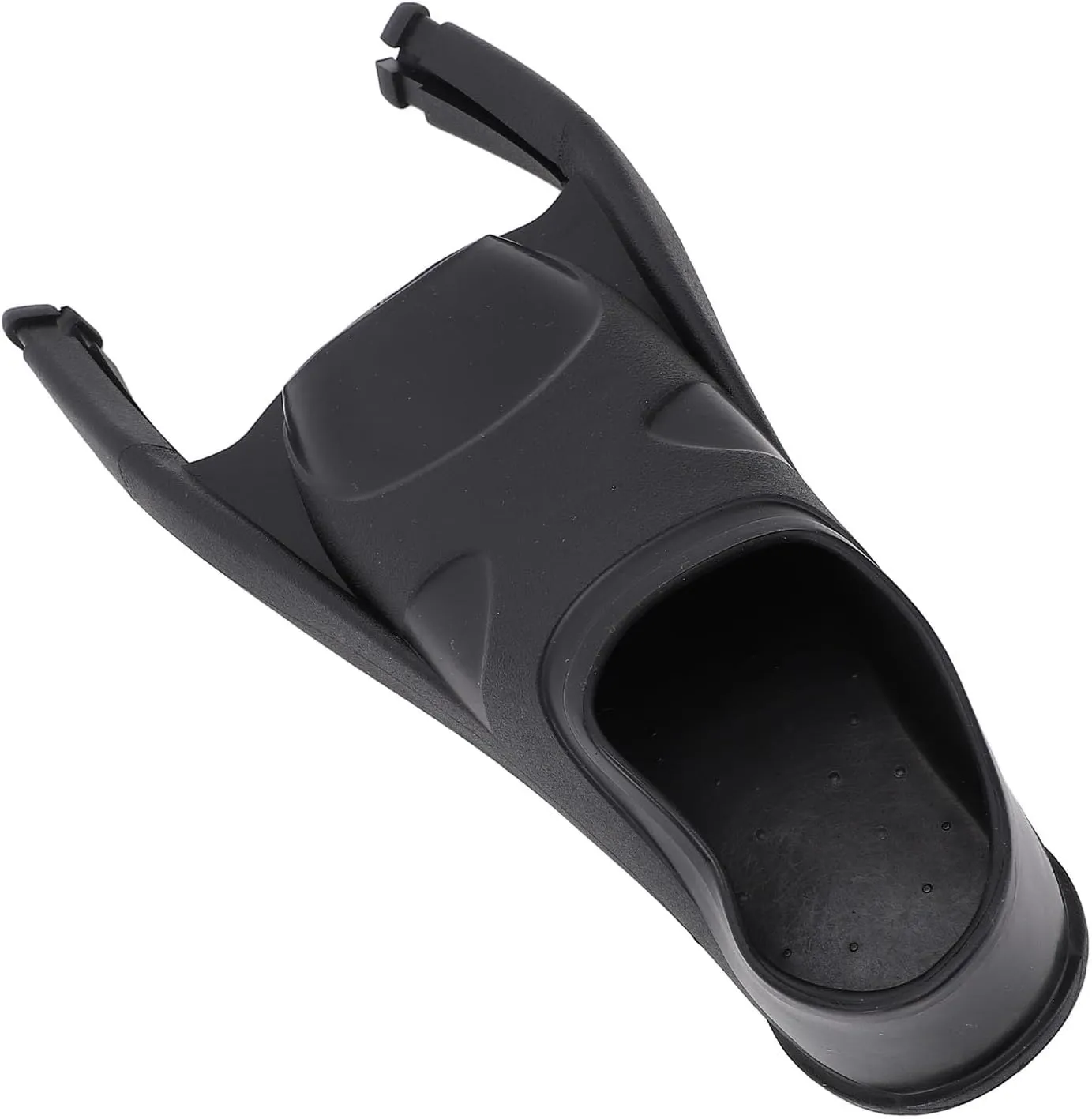 TPR Material Longblade Freediving Foot Pocket Diving Fin for Swimming Black, Lightweight and Comfortable with Multi Angle Fin Blades, Double Drainage Function