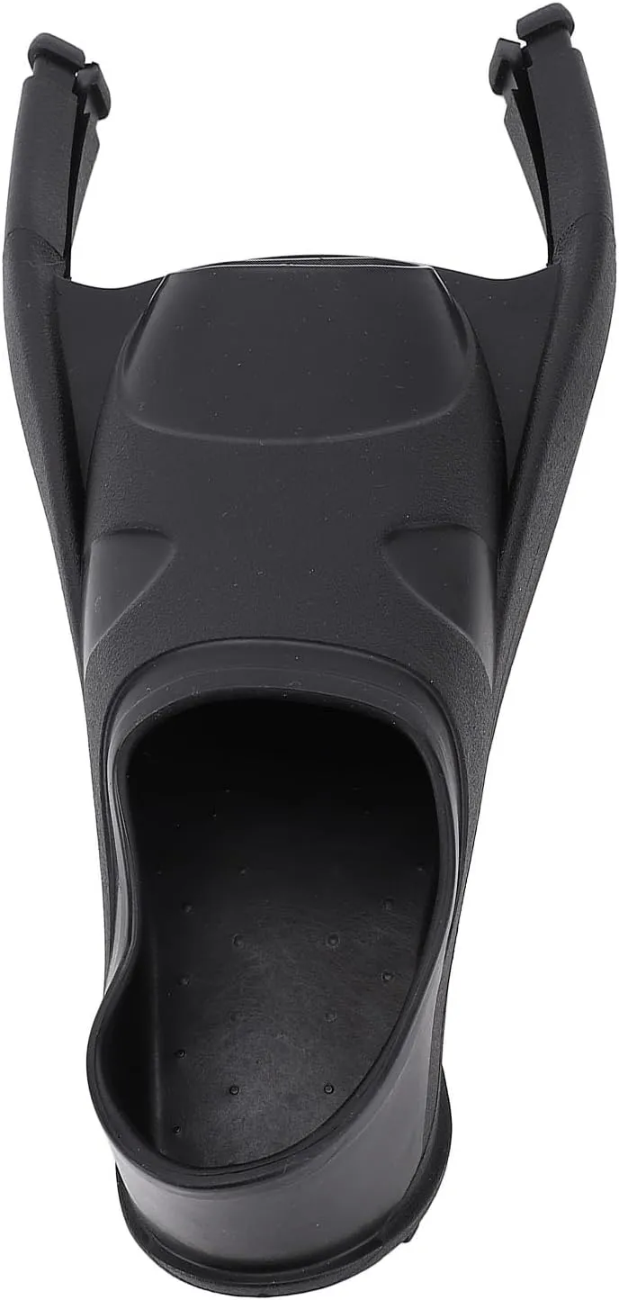 TPR Material Longblade Freediving Foot Pocket Diving Fin for Swimming Black, Lightweight and Comfortable with Multi Angle Fin Blades, Double Drainage Function