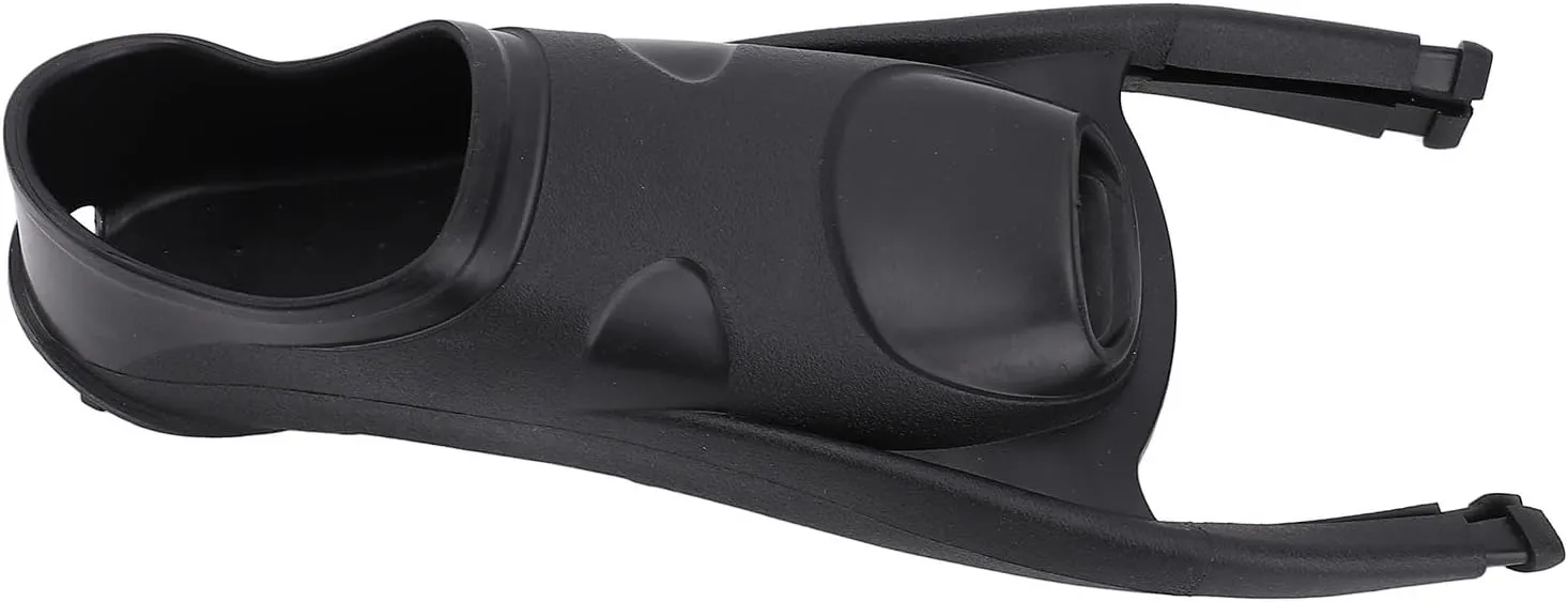 TPR Material Longblade Freediving Foot Pocket Diving Fin for Swimming Black, Lightweight and Comfortable with Multi Angle Fin Blades, Double Drainage Function
