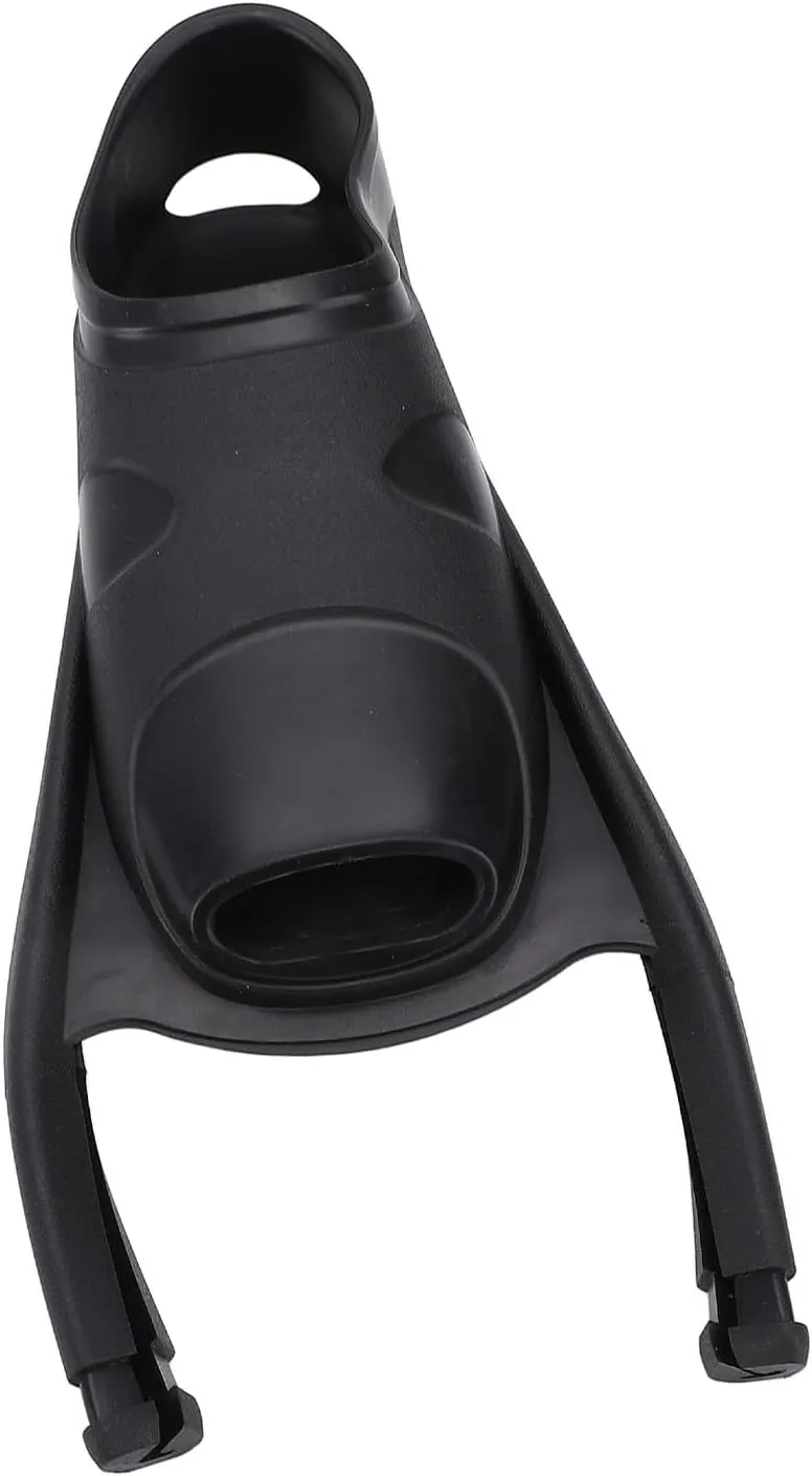 TPR Material Longblade Freediving Foot Pocket Diving Fin for Swimming Black, Lightweight and Comfortable with Multi Angle Fin Blades, Double Drainage Function