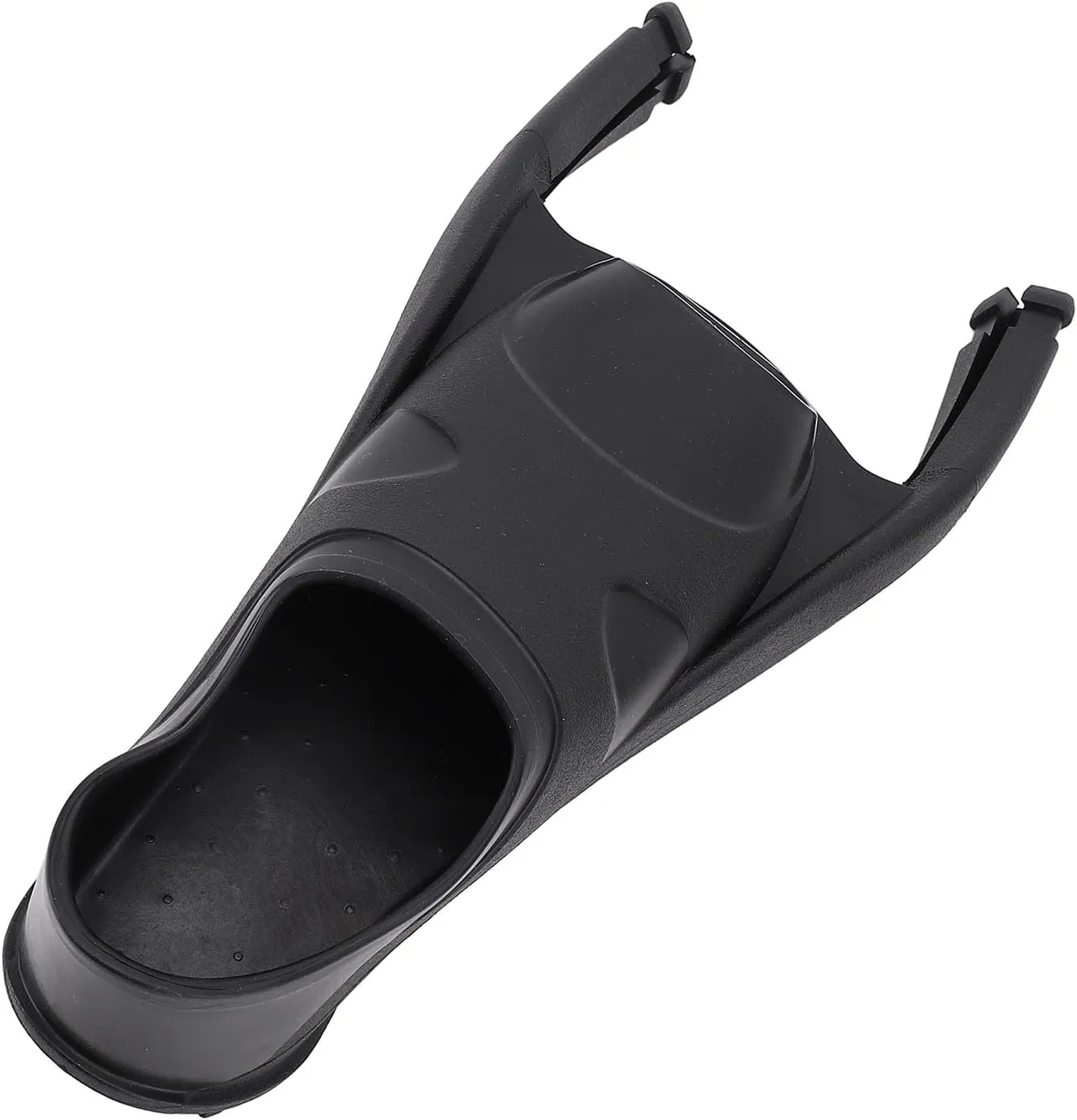 TPR Material Longblade Freediving Foot Pocket Diving Fin for Swimming Black, Lightweight and Comfortable with Multi Angle Fin Blades, Double Drainage Function