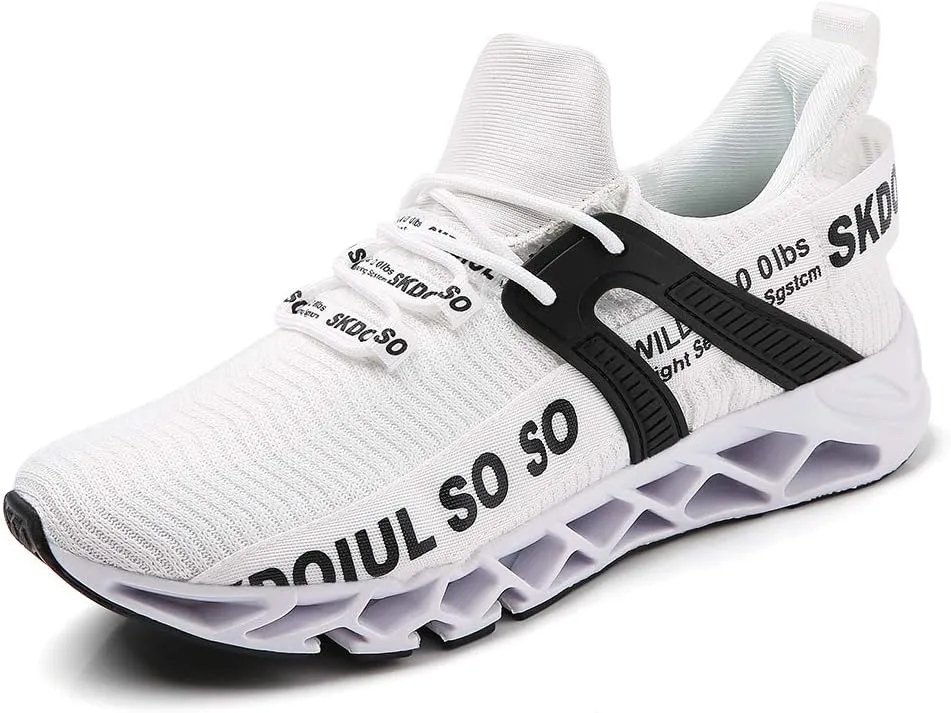 TSIODFO Men's Sneakers Sport Running Athletic Tennis Walking Shoes