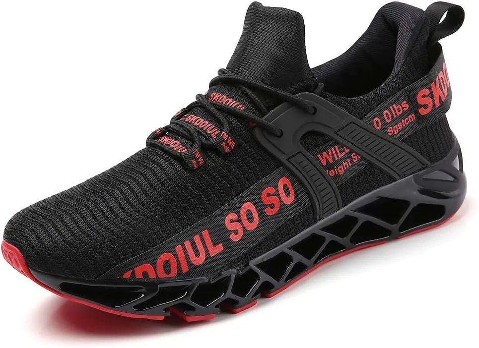 TSIODFO Men's Sneakers Sport Running Athletic Tennis Walking Shoes