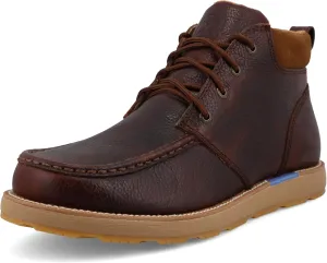 Twisted X Men's 5" CellStretch Wedge Sole Boot, Moc Toe with CellStretch