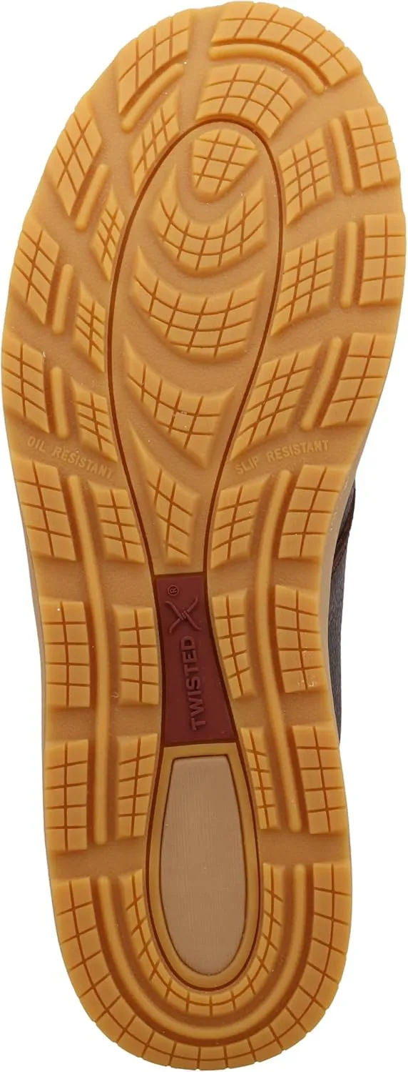 Twisted X Men's 5" CellStretch Wedge Sole Boot, Moc Toe with CellStretch