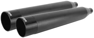 Two Brothers Racing Dual Slip-Ons - Black w/ Black Aluminum Tip 005-4560499D-B