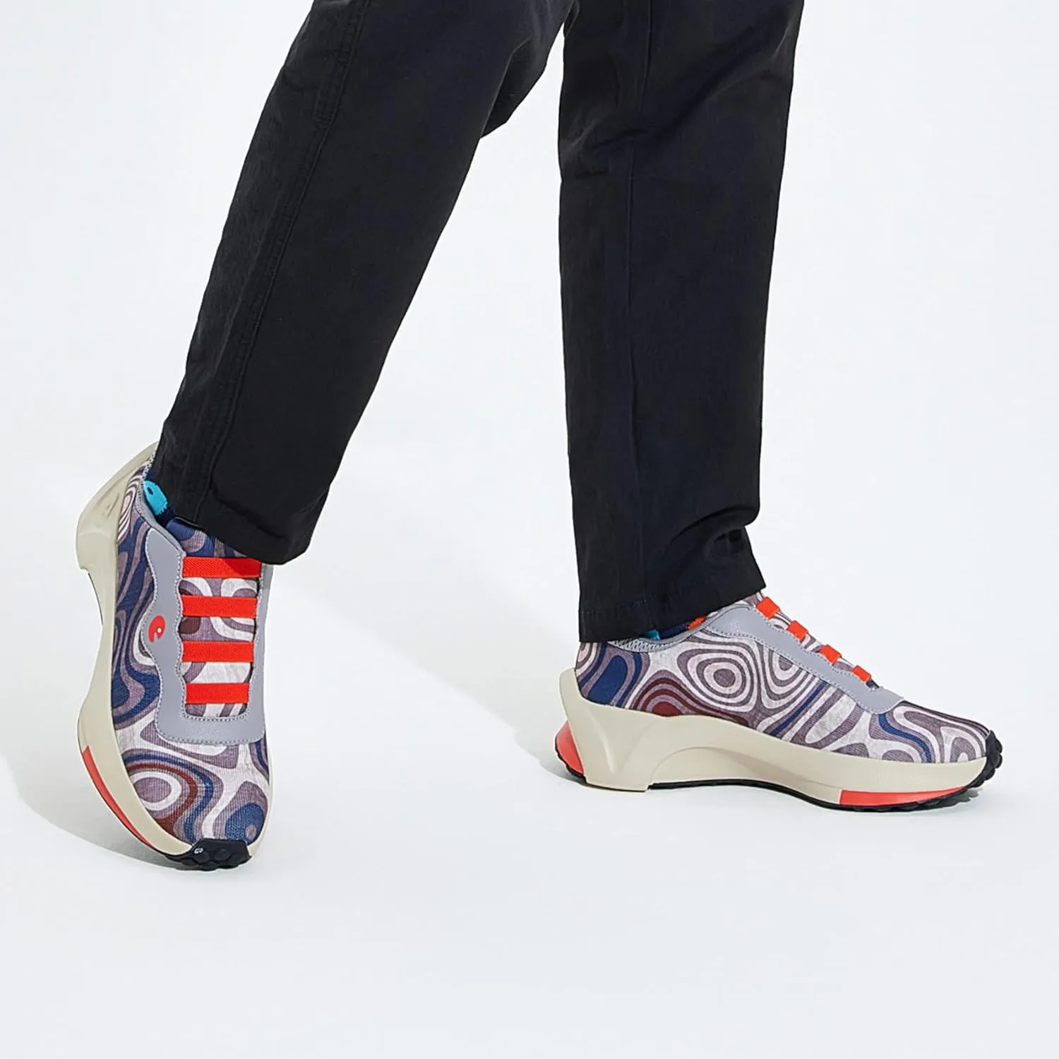 UIN Men's Art Travel Walking Shoes Slip On Casual Lightweight Wide Toe Fashion Sneaker Sevilla