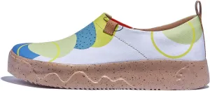 UIN Women's Art Travel Walking Shoes Slip On Casual Lightweight Wide Toe Fashion Sneaker Toledo Ⅸ