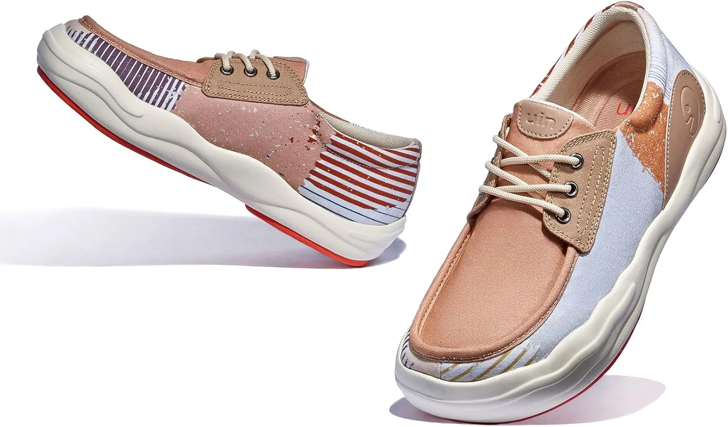 UIN Women's Fashion Platform Sneaker Slip On Walking Casual Comfortable Art Painted Travel Shoes Andalusia