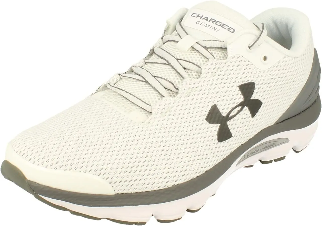 Under Armour Charged Gemini 2020 Mens Running Trainers 3023276 Sneakers Shoes (UK 7 US 8 EU 41, White 100)