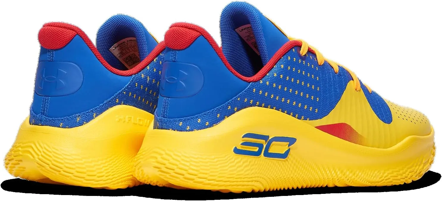Under Armour Curry 4 Low Flotro - Men's (Blue/Yellow/Black)