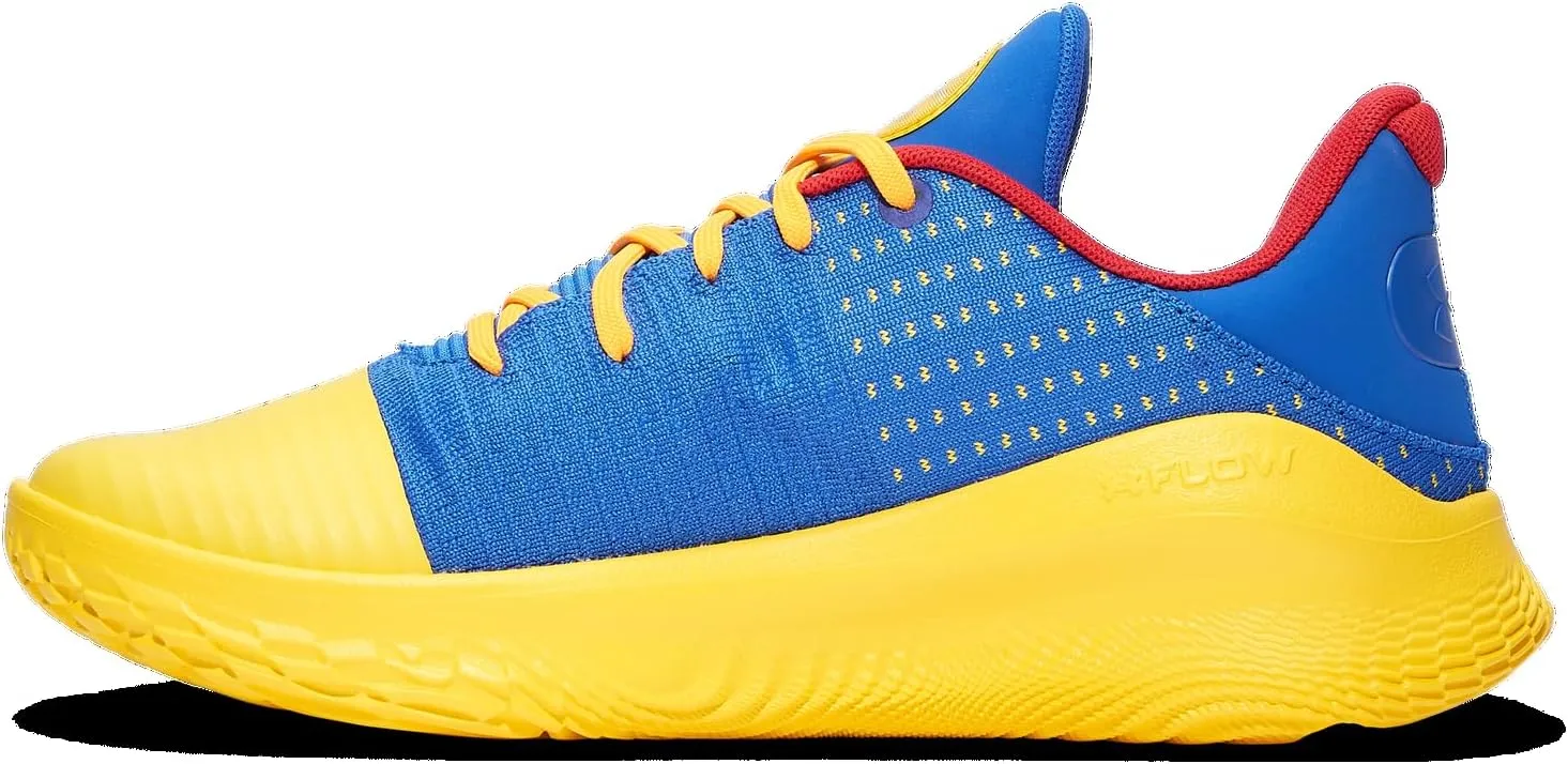 Under Armour Curry 4 Low Flotro - Men's (Blue/Yellow/Black)