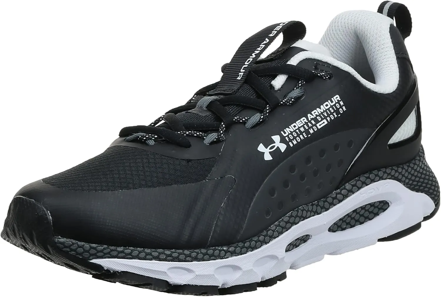 Under Armour HOVR Infinite Summit 2 Mens Running Trainers 3023633 Sneakers Shoes (UK 6 US 7 EU 40, Black White 001)