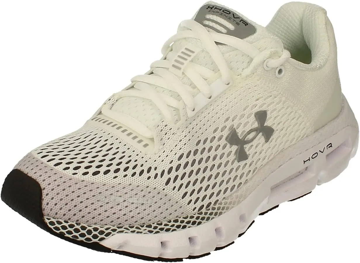 Under Armour HOVR Infinite Womens Running Trainers 3021396 Sneakers Shoes (UK 7 US 9.5 EU 41, White 105)