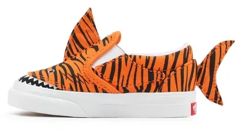 Vans Toddler Slip-on V Tiger Shark Orange