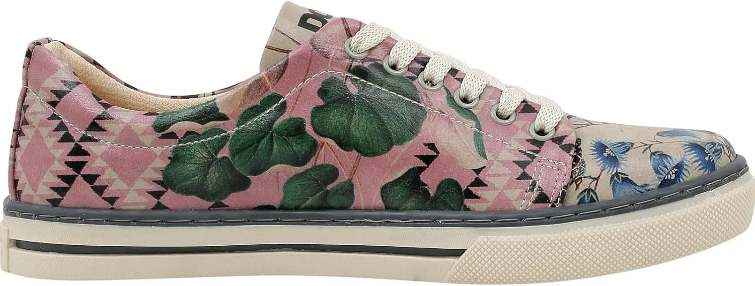 Vegan Leather Sneakers for Women - Handmade and Unique Design Fashion Sneakers for Women