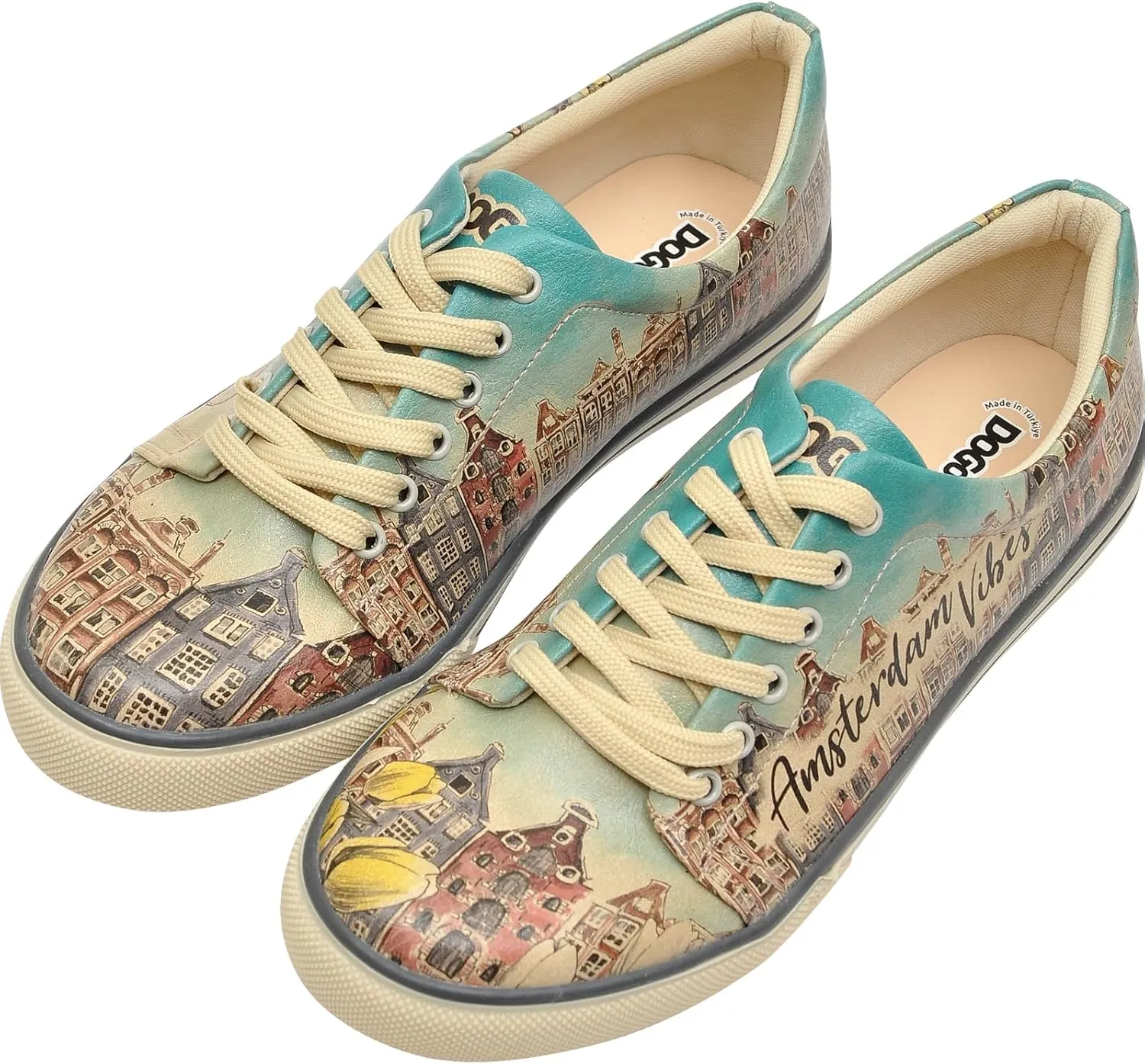 Vegan Leather Sneakers for Women - Handmade and Unique Fashion Sneakers for Women