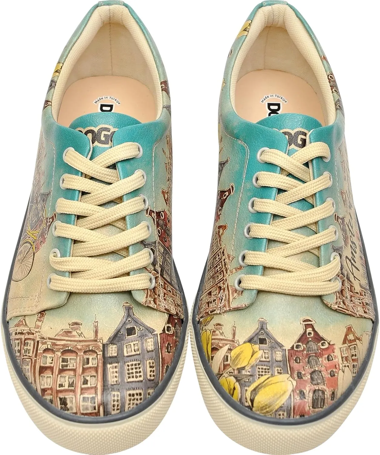 Vegan Leather Sneakers for Women - Handmade and Unique Fashion Sneakers for Women