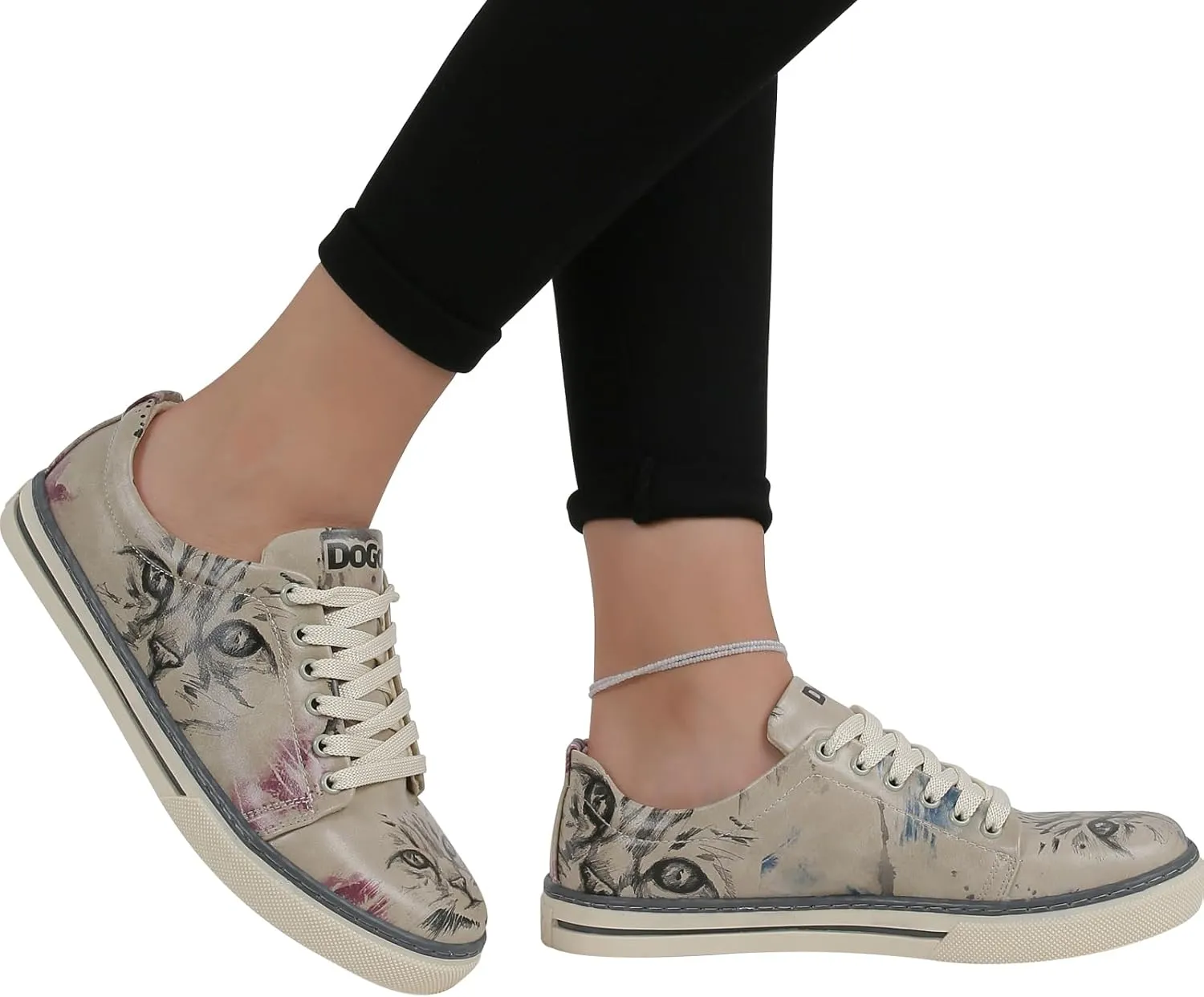 Vegan Leather Sneakers for Women - Handmade and Unique Fashion Sneakers for Women