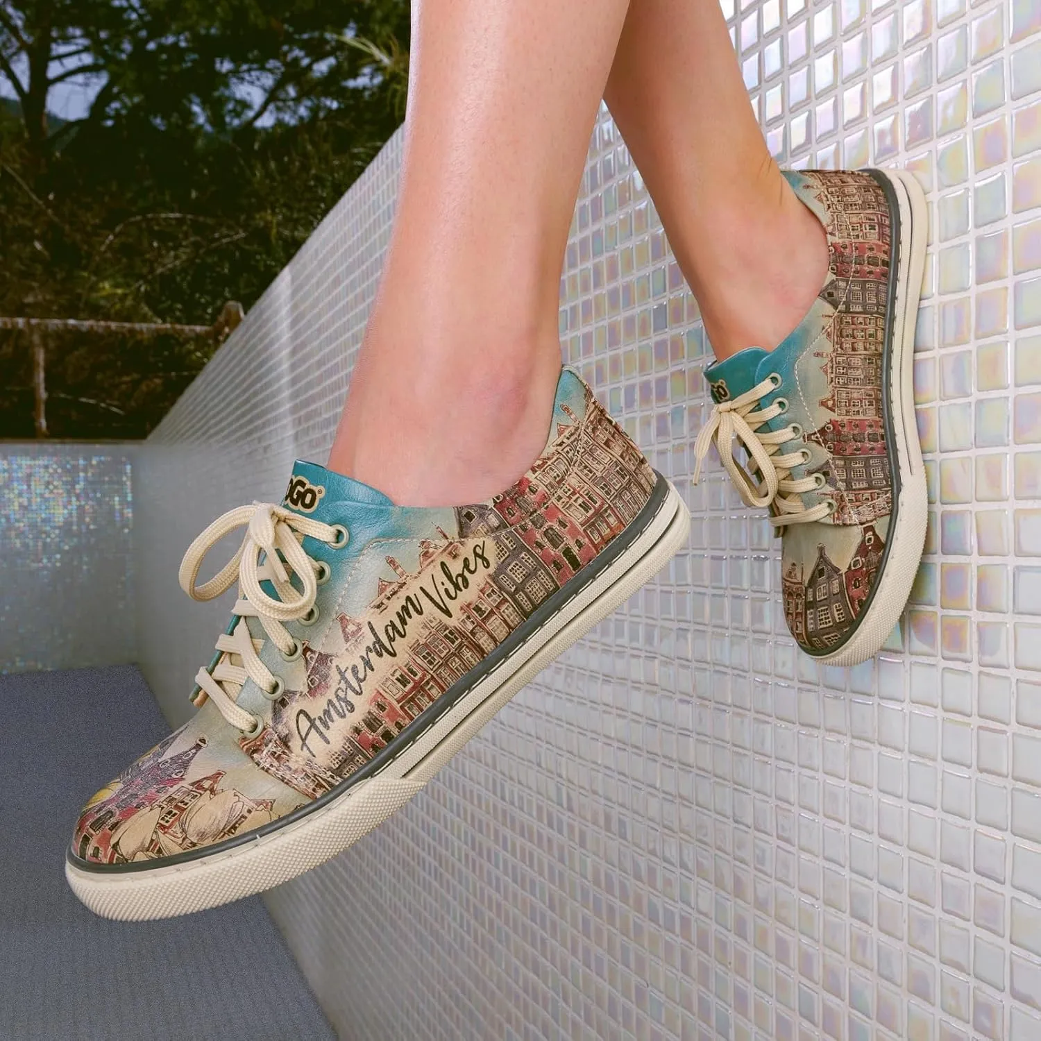 Vegan Leather Sneakers for Women - Handmade and Unique Fashion Sneakers for Women