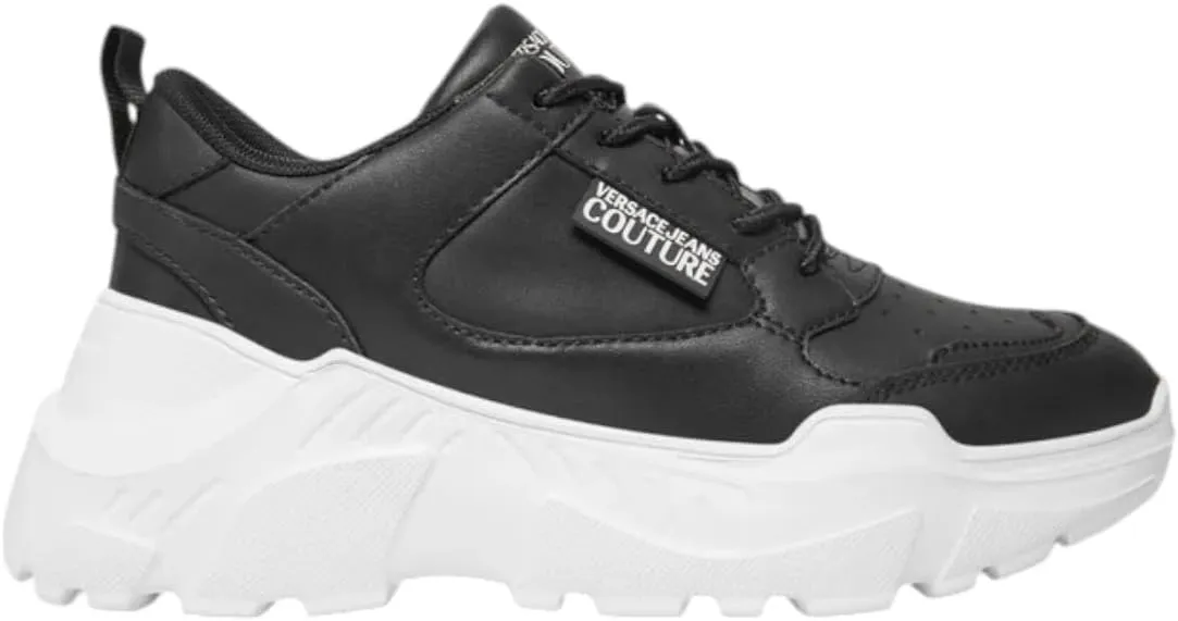 Versace Jeans Couture Sneakers 77VA3SC2 ZP307 (Black 899, US Footwear Size System, Adult, Women, Numeric, Medium, 4)