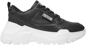 Versace Jeans Couture Sneakers 77VA3SC2 ZP307 (Black 899, US Footwear Size System, Adult, Women, Numeric, Medium, 4)
