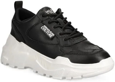 Versace Jeans Couture Sneakers 77VA3SC2 ZP307 (Black 899, US Footwear Size System, Adult, Women, Numeric, Medium, 6.5)