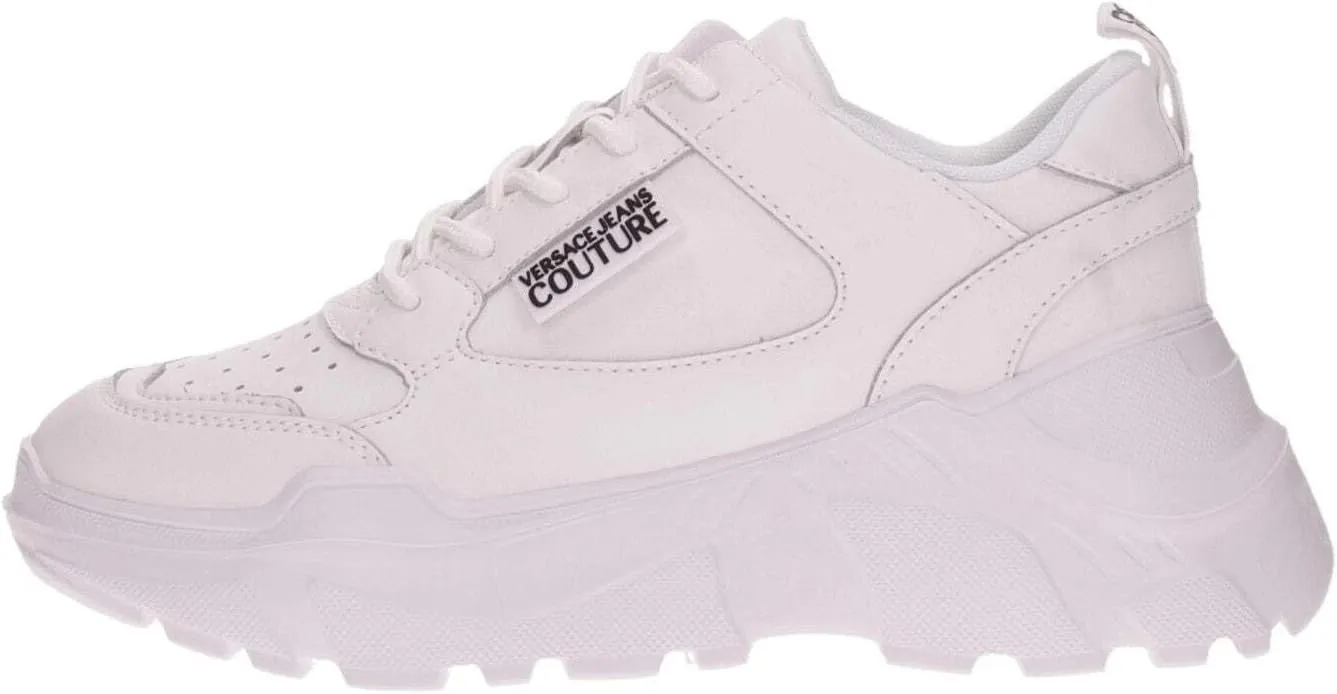Versace Jeans Couture Sneakers 77VA3SC2 ZP307 (White 003, US Footwear Size System, Adult, Women, Numeric, Medium, 6)