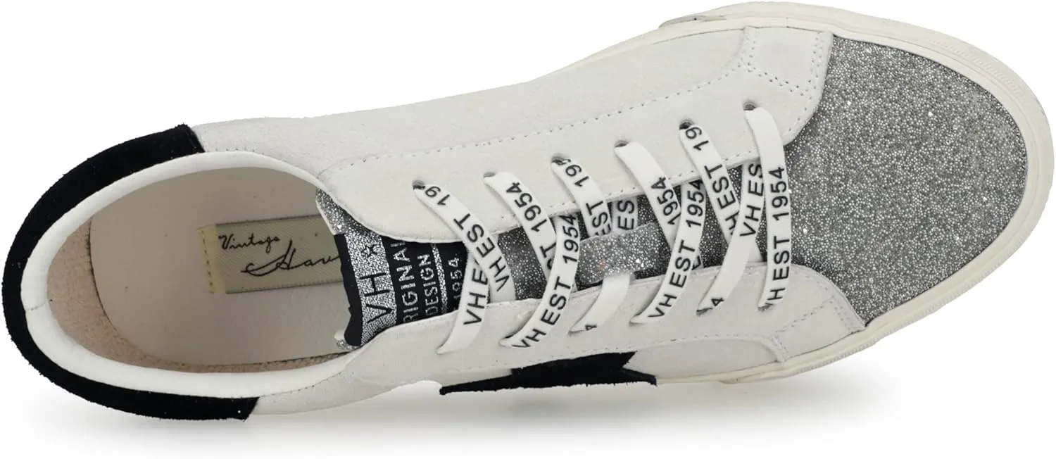 Vintage Havana Grande Women’s Fashion Sneakers | Star Tennis Shoes Womens | Low Top Slip On | Walking Comfortable Casual