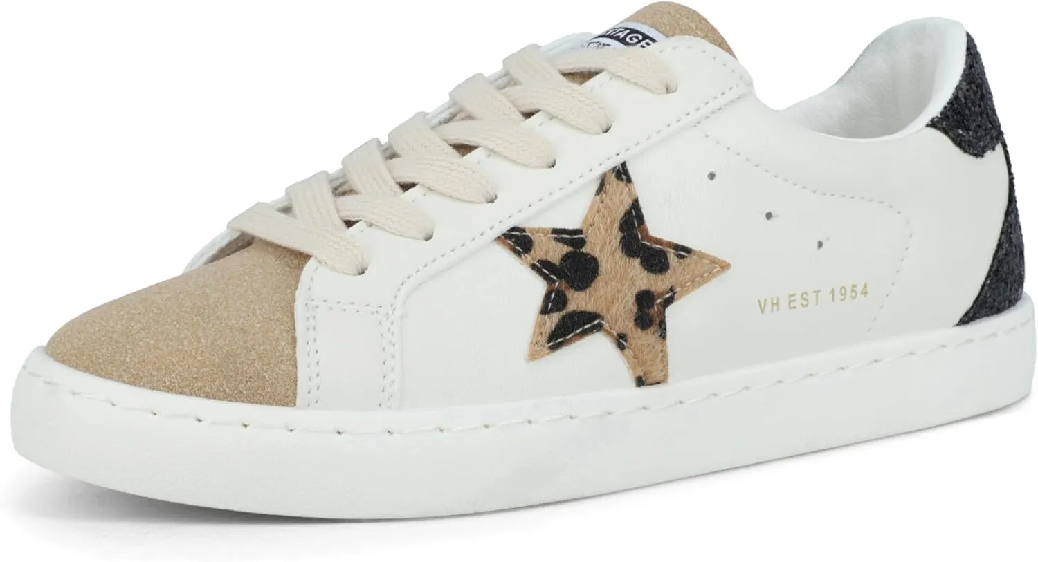 VINTAGE HAVANA Women’s Fashion Sneakers | Casual Lace up Low Top Tennis Shoes | Cute Trendy Dressy Sneakers