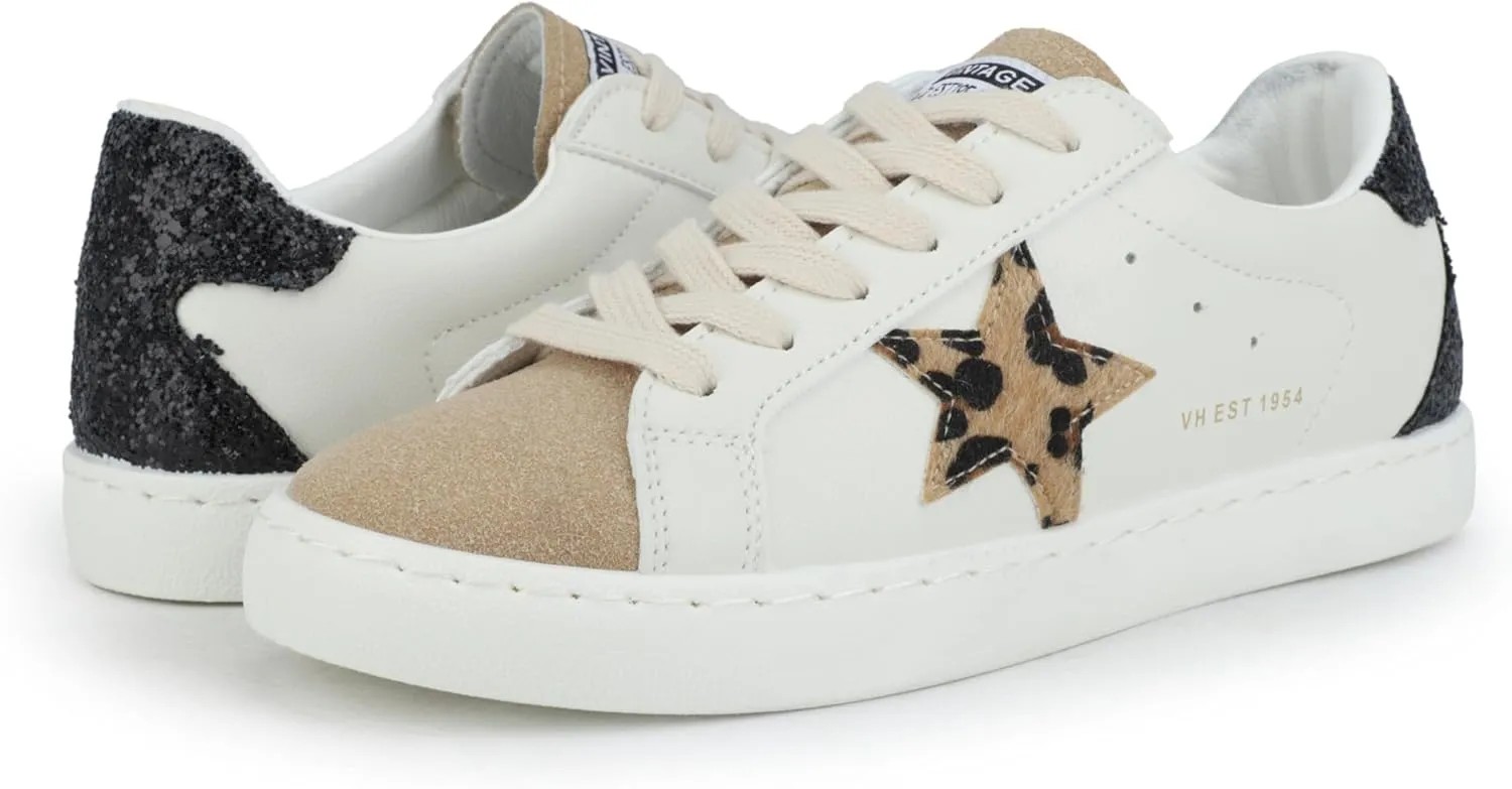 VINTAGE HAVANA Women’s Fashion Sneakers | Casual Lace up Low Top Tennis Shoes | Cute Trendy Dressy Sneakers