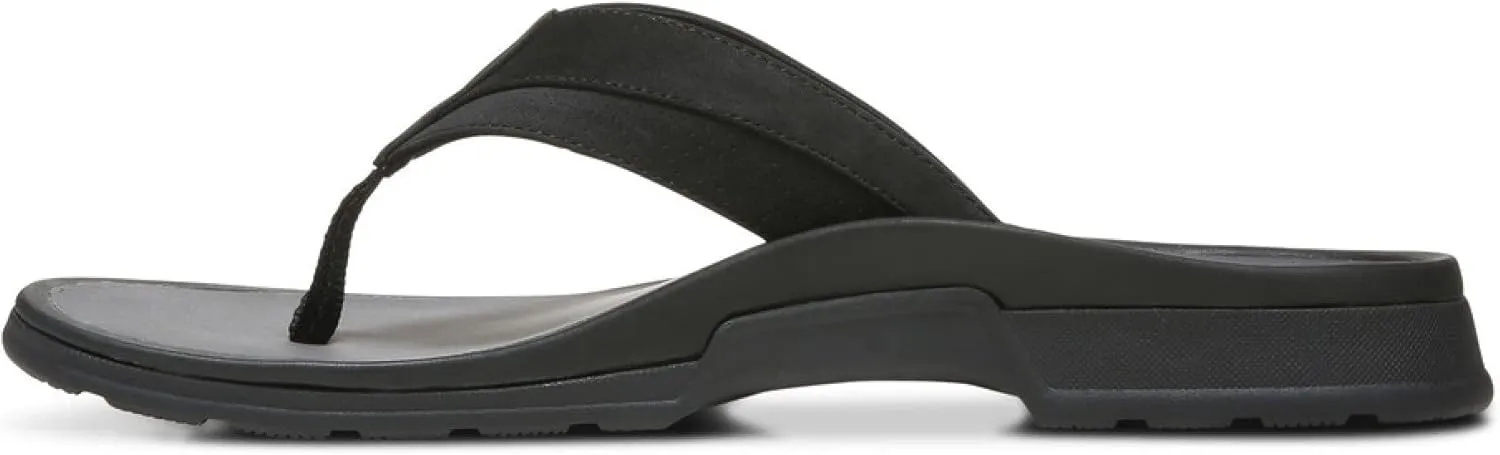 Vionic Men's Wander Wyatt Flip Flop Sandals- Supportive Men's Toe-Post Sandals That Include Three-Zone Comfort with Orthotic Insole Arch Support, Medium Fit