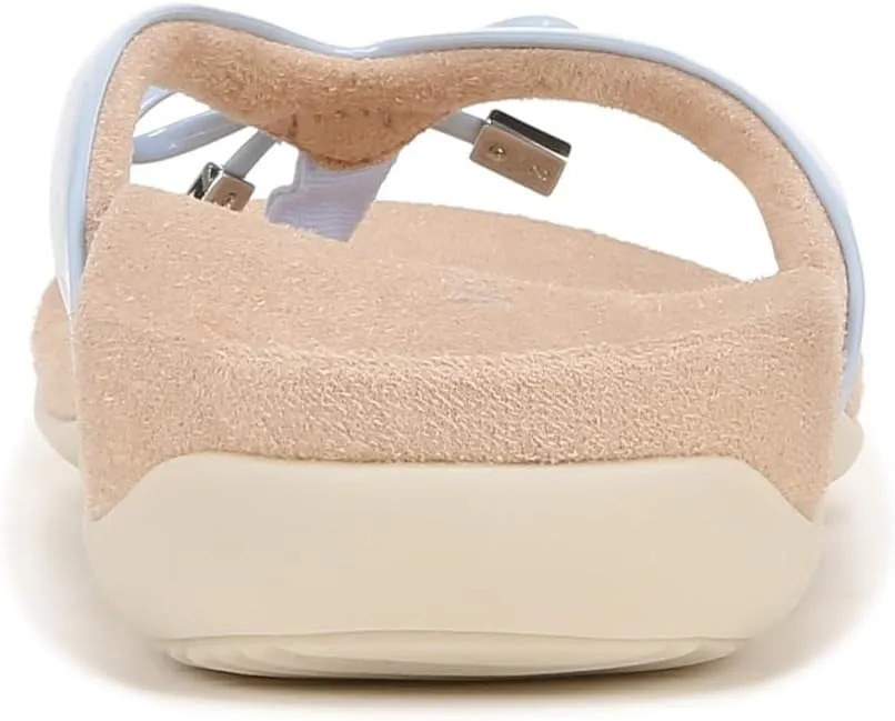 Vionic Women's Rest Bella Toe Post Sandal- Supportive Ladies Orthotic Sandals that include Three Zone Comfort with Arch Support- Flip Flop for Ladies, Medium and Wide Width Size 5-12