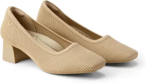 VIVAIA Women's Pumps Melody pro Square Toe Chunky Heels Slip on Dressy Heels for Women Classic 1.77" Mid High Pumps Shoes