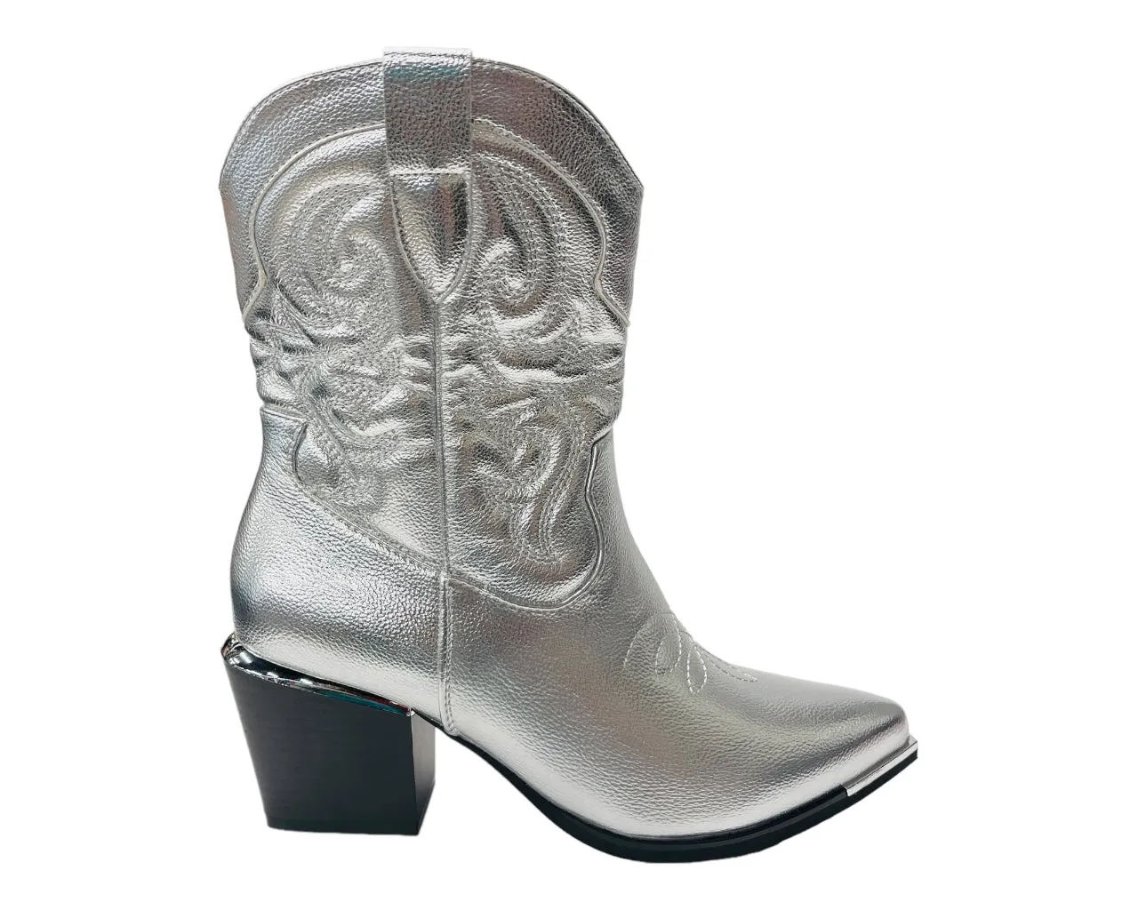 Western Cowboy Embroidered Ankle Boots