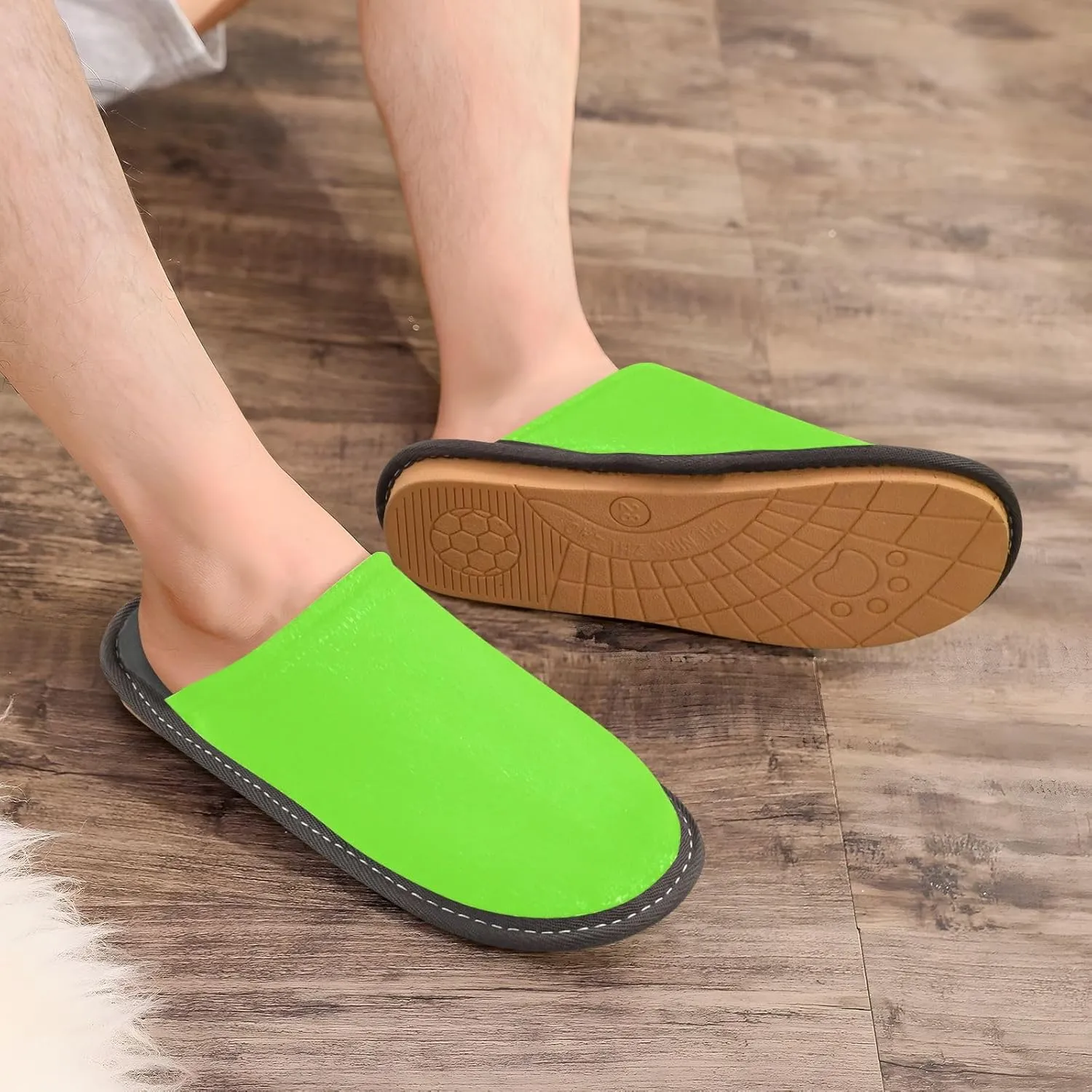Wheat House Slippers for Women Men Non-Slip Comfortable Slippers