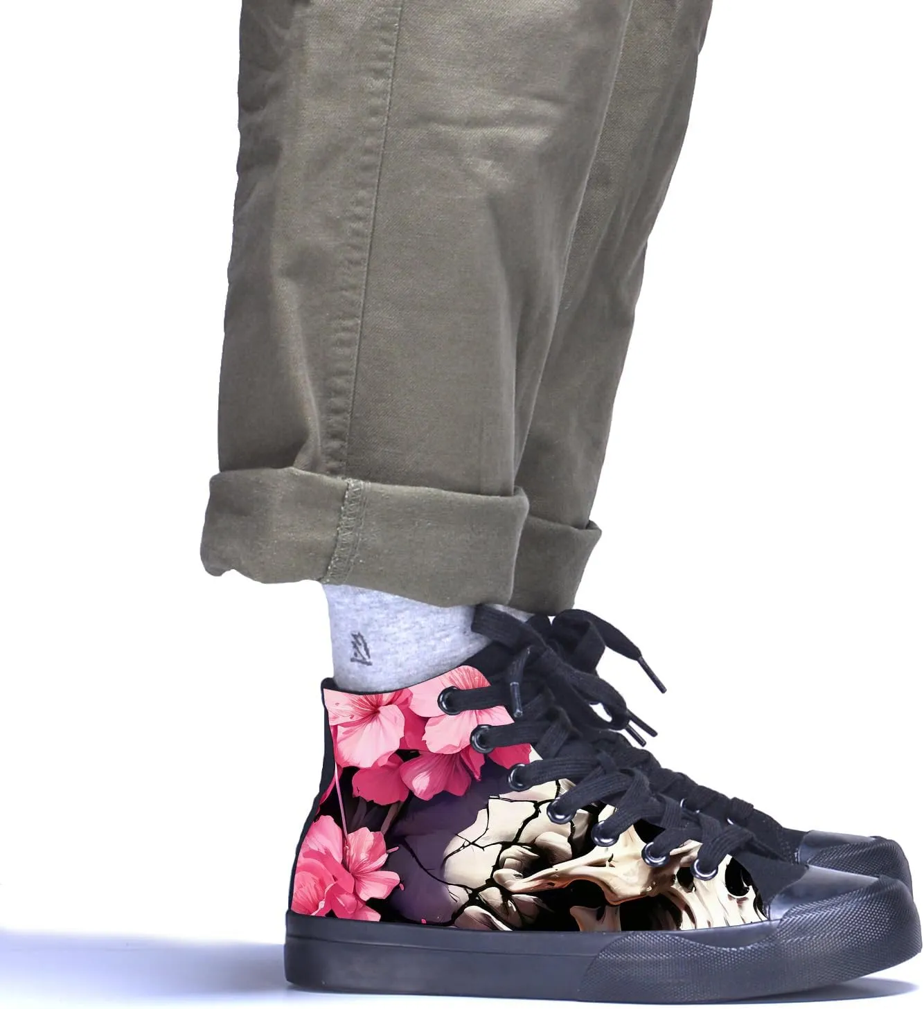 Women Fashion Sneakers Custom Personalized Design Patterns Printing Shoes with Photo Name Canvas Sneakers Customized Cosplay High-Top Shoes