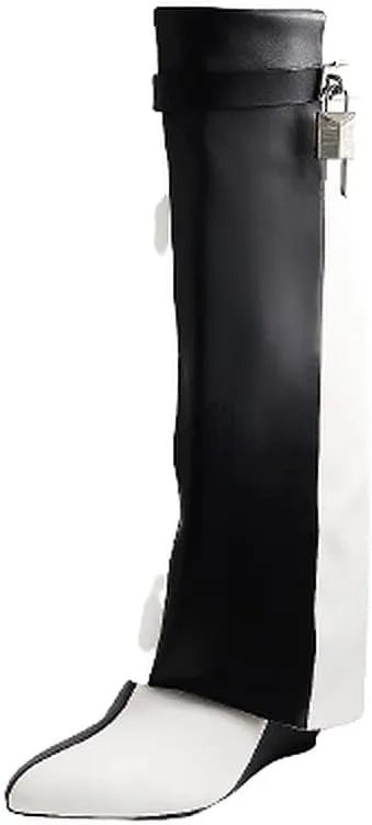 Women Mid-Calf Wedge Boot