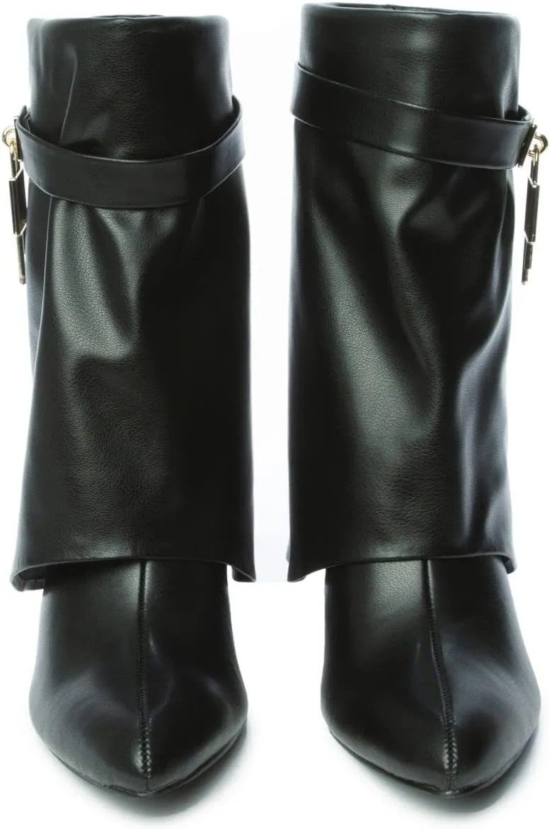 Women Mid-Calf Wedge Boot