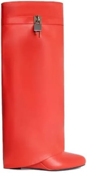Women Mid-Calf Wedge Boot