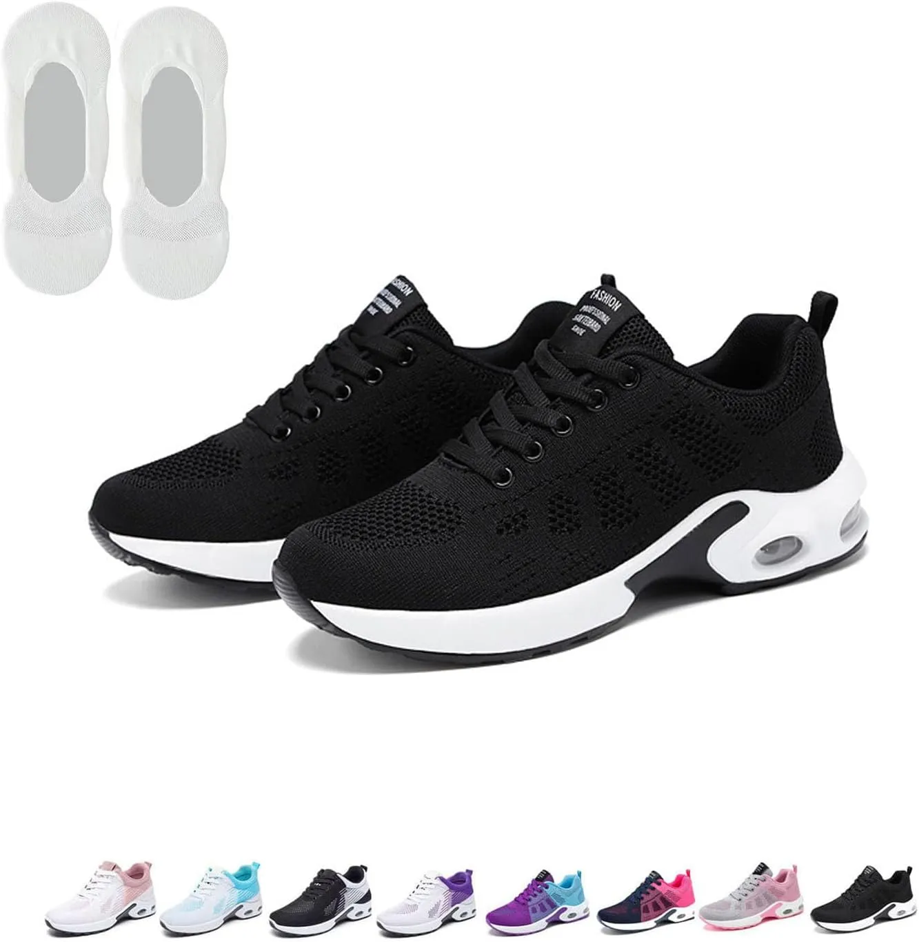 Women Orthopedic Sneakers Walking Shoes Tennis Shoes for Women Non Slip Sneakers Running Shoes for Gym Workout Sports