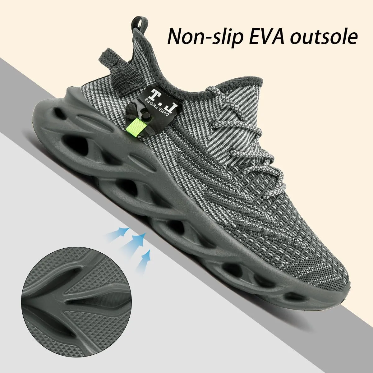 Women Running Shoes Walking Training Sneakers Sport Gym Fitness Tennis Shoes Non Slip Fashion Comfortable Lightweight Shoe for Casual Jogging Mesh Breathable Sneaker