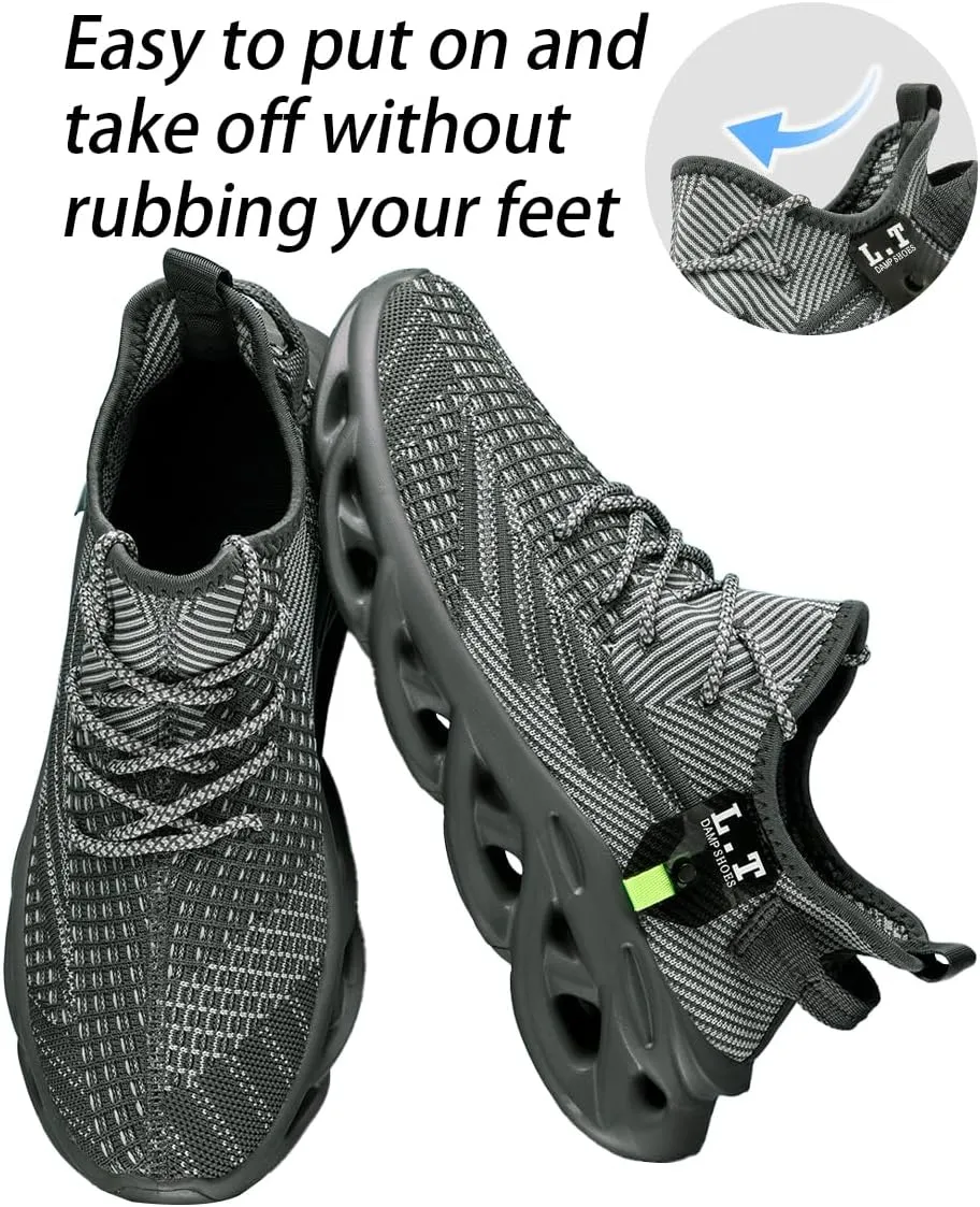 Women Running Shoes Walking Training Sneakers Sport Gym Fitness Tennis Shoes Non Slip Fashion Comfortable Lightweight Shoe for Casual Jogging Mesh Breathable Sneaker