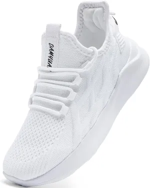 Women Tennis Running Shoes Walking Slip on Summer Gym Workout Athletic Comfortable Sneakers Black
