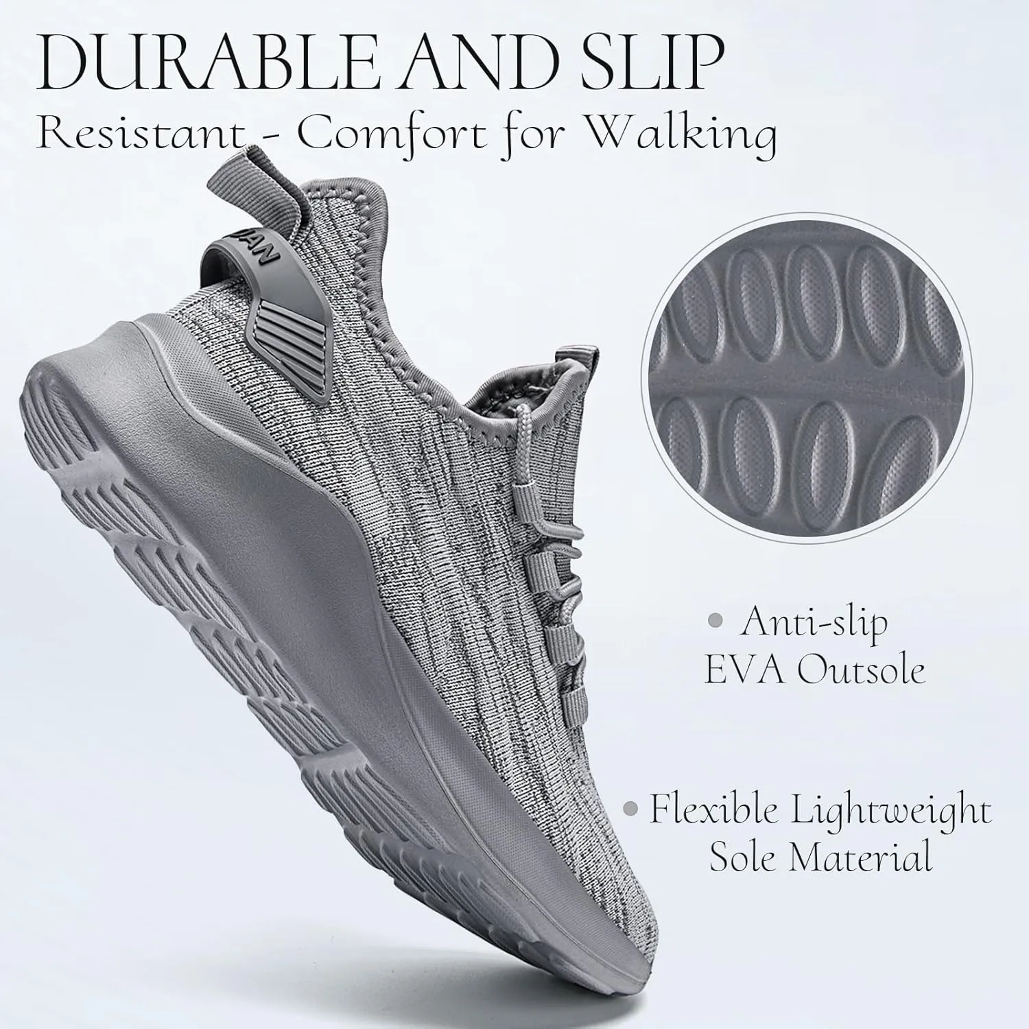 Women Tennis Running Shoes Walking Slip on Summer Gym Workout Athletic Comfortable Sneakers Black