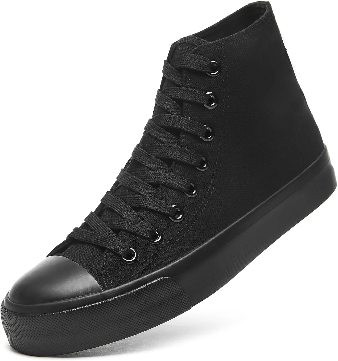 Womens Canvas Sneakers High Top Lace ups Casual Walking Shoes