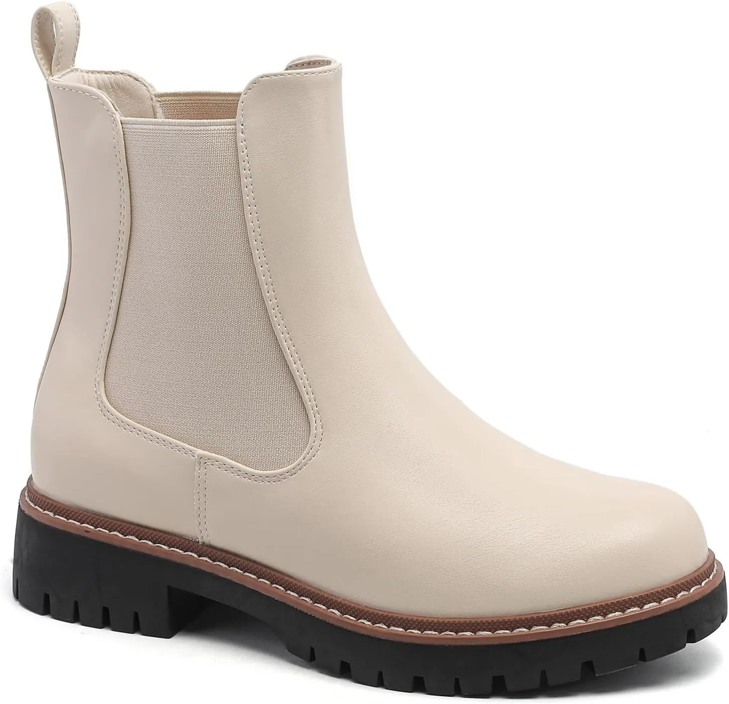 Women’s Chelsea Boots with Lug Sole Ankle Booties