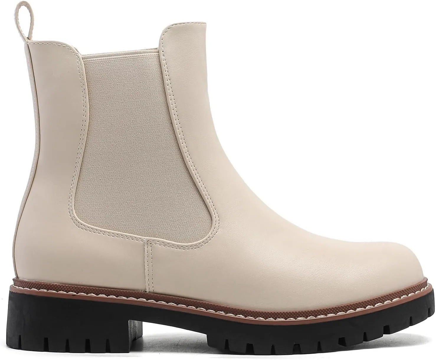 Women’s Chelsea Boots with Lug Sole Ankle Booties